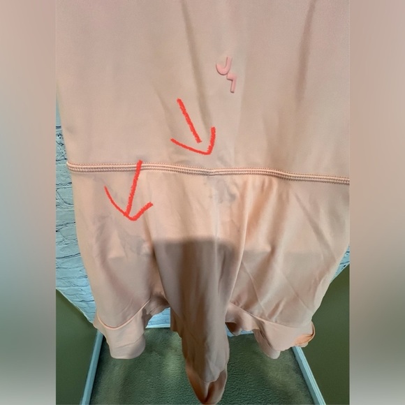 JOY LAB~Body/Swim/Athletic 1 PC pull on suit in shorts ruffle skirt Large - Picture 6 of 7